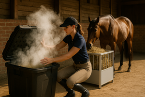 Wie lange sollte man Heu dämpfen?