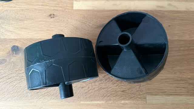 Ersatzräder für Trog und Krui